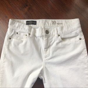 J. Crew Cream Micro Corduroy Toothpick Jean